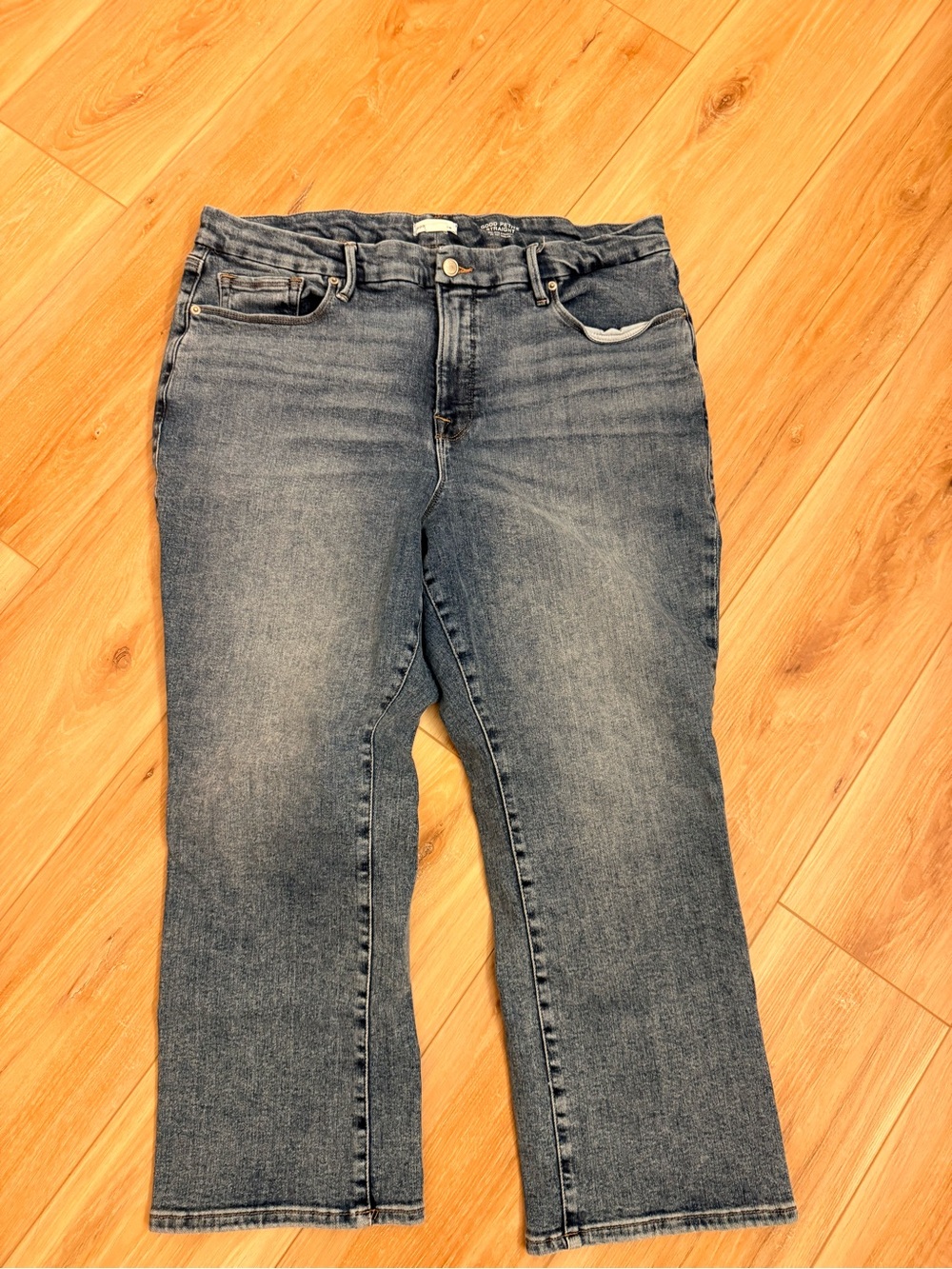 Good American - Good Petite Straight Jeans